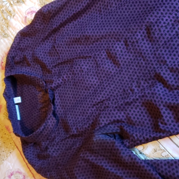 Halogen Purple Checked Blouse L - Picture 5 of 7